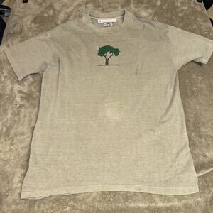 Anvil Jackie Chalkley T-Shirt 90s Vintage Pigment Dyed Made In USA Size M